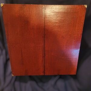 VTG American Girl Wood Doll Carry Case Wardrobe Trunk w/BED,Comforter & Extras